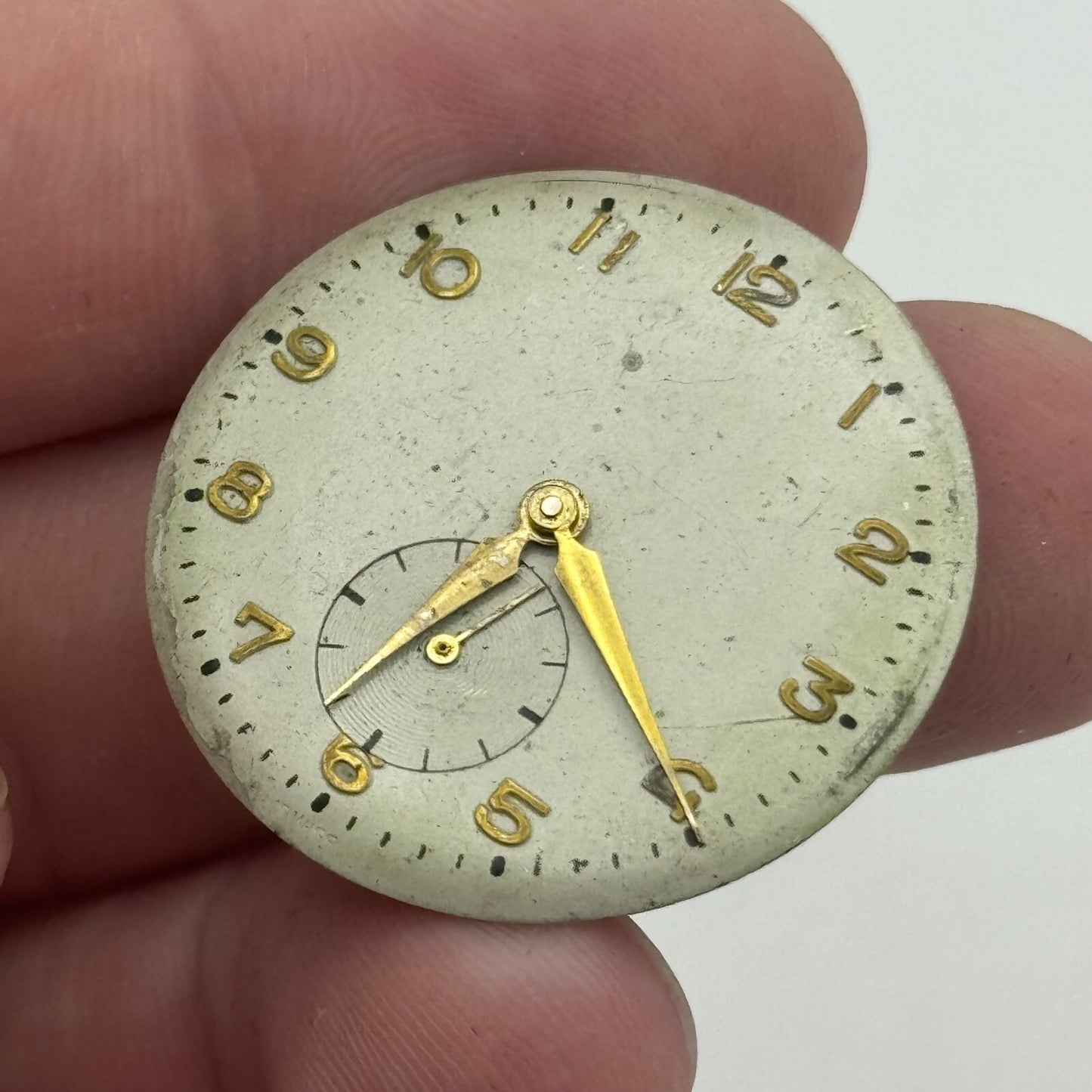 23.6mm Garrard ETA 1280 Balance Ok Watch Movement Swiss Vintage PARTS SPARES
