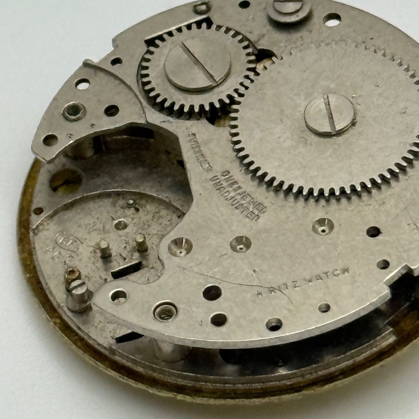 Lucerne BFG 866 H Ritz Watch Movement Manual Wind Vintage Swiss Parts Repair 26.