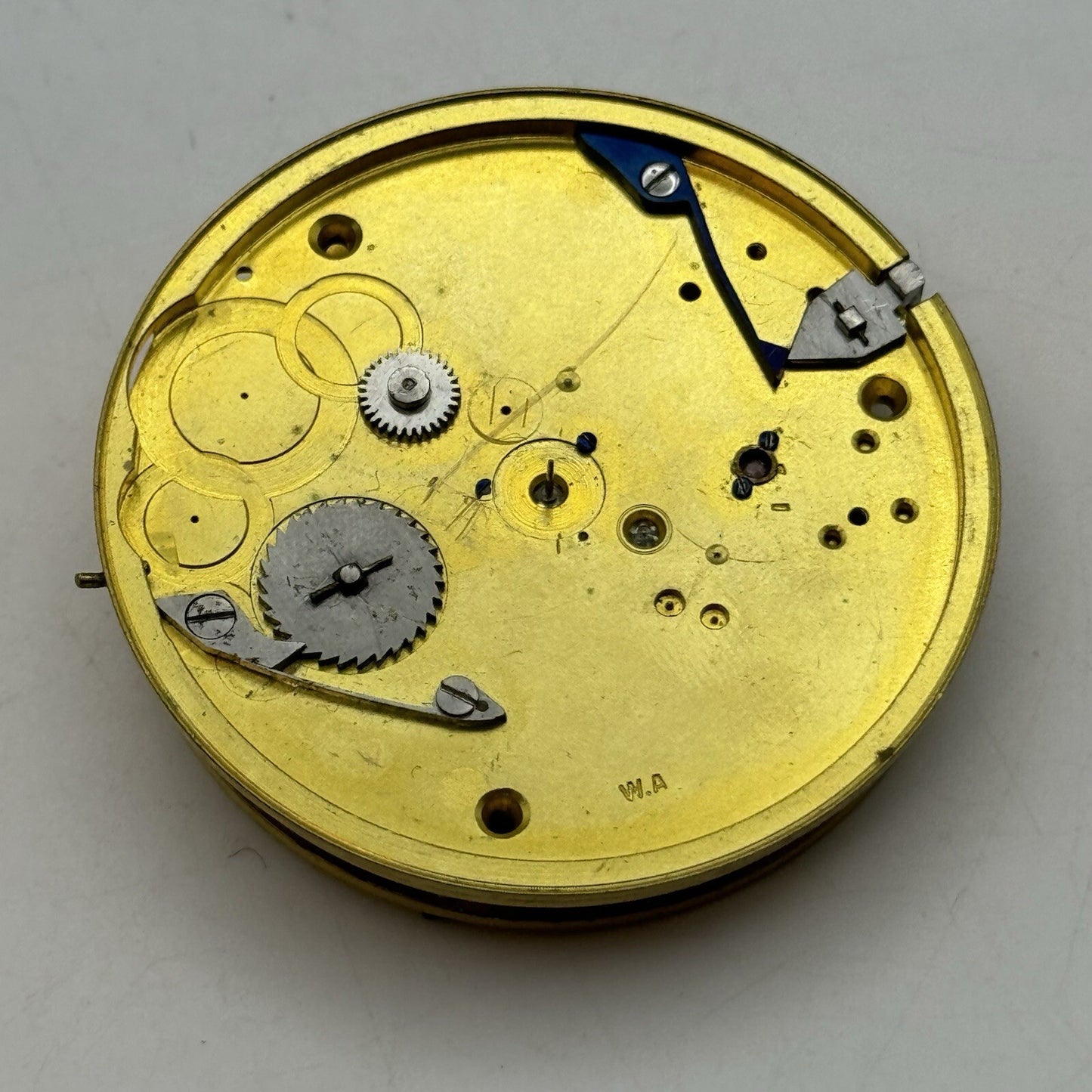 49.7mm W.A Quality No Balance Pocket Watch Movement FOR PARTS Restore