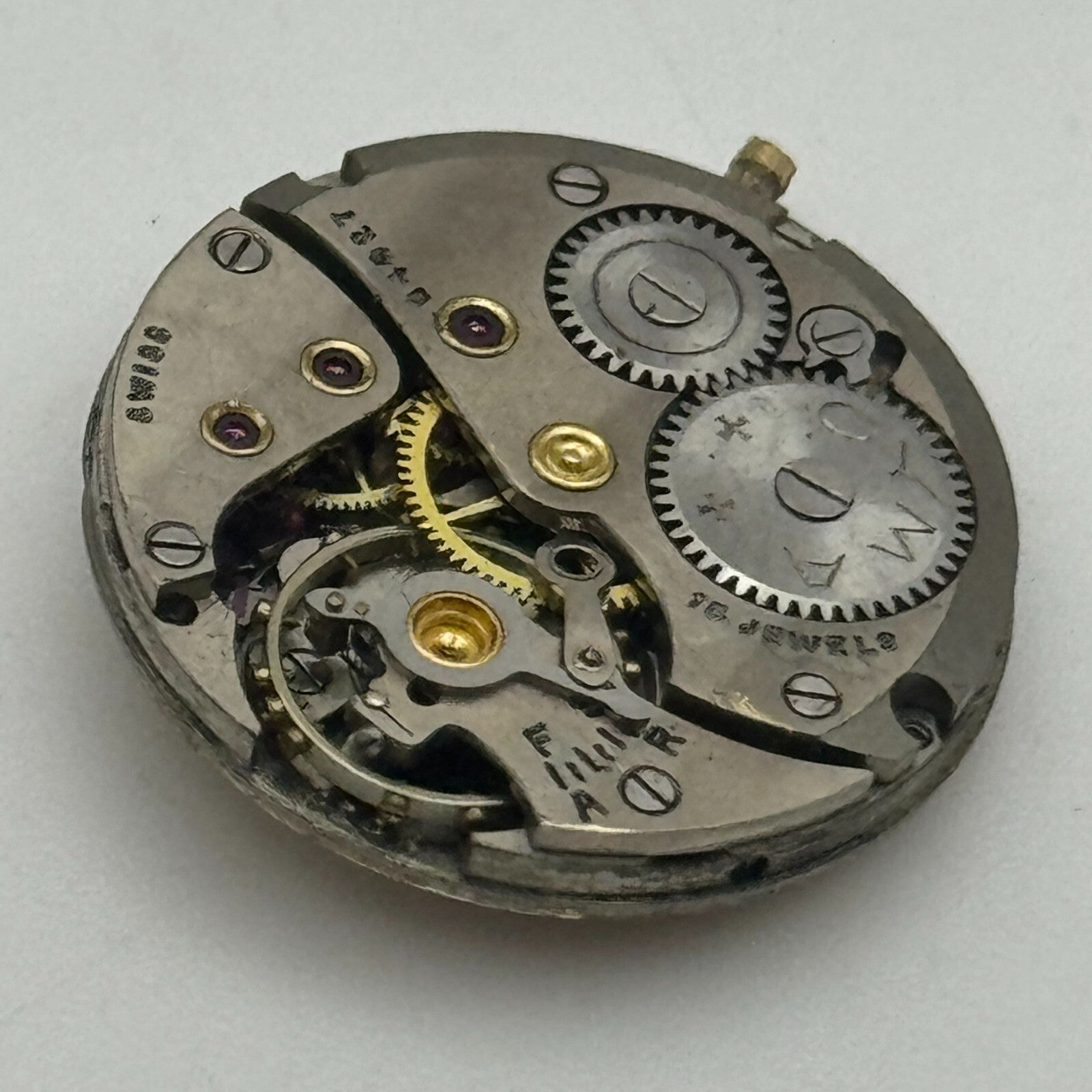 19.7mm Cyma Ref 424k Sub Seconds Manual Wind Watch Movement Swiss Vintage PARTS