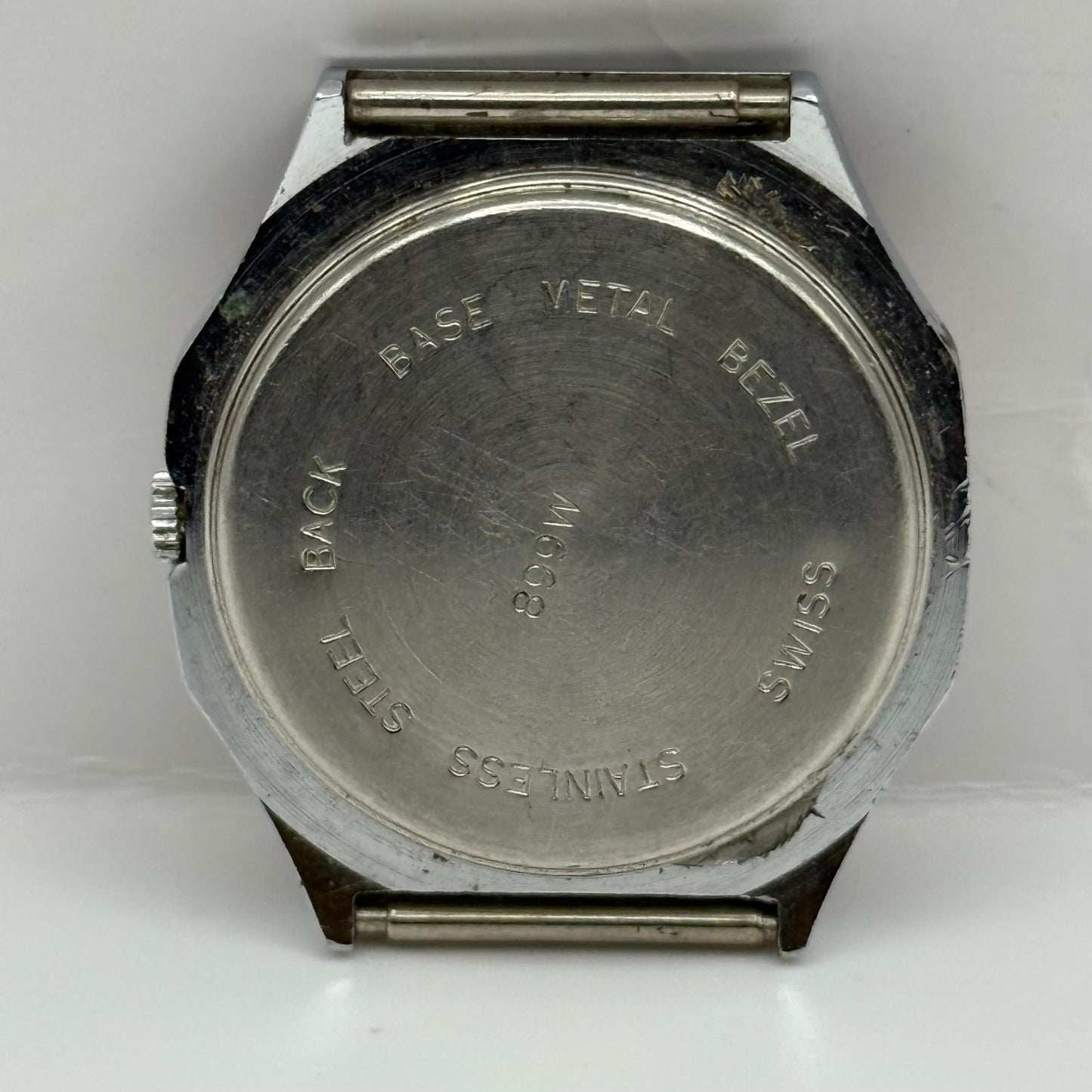 EB 870.111 Quartz Watch Nicole Paris Date Dial Swiss 33mm UNTESTED PARTS REPAIR