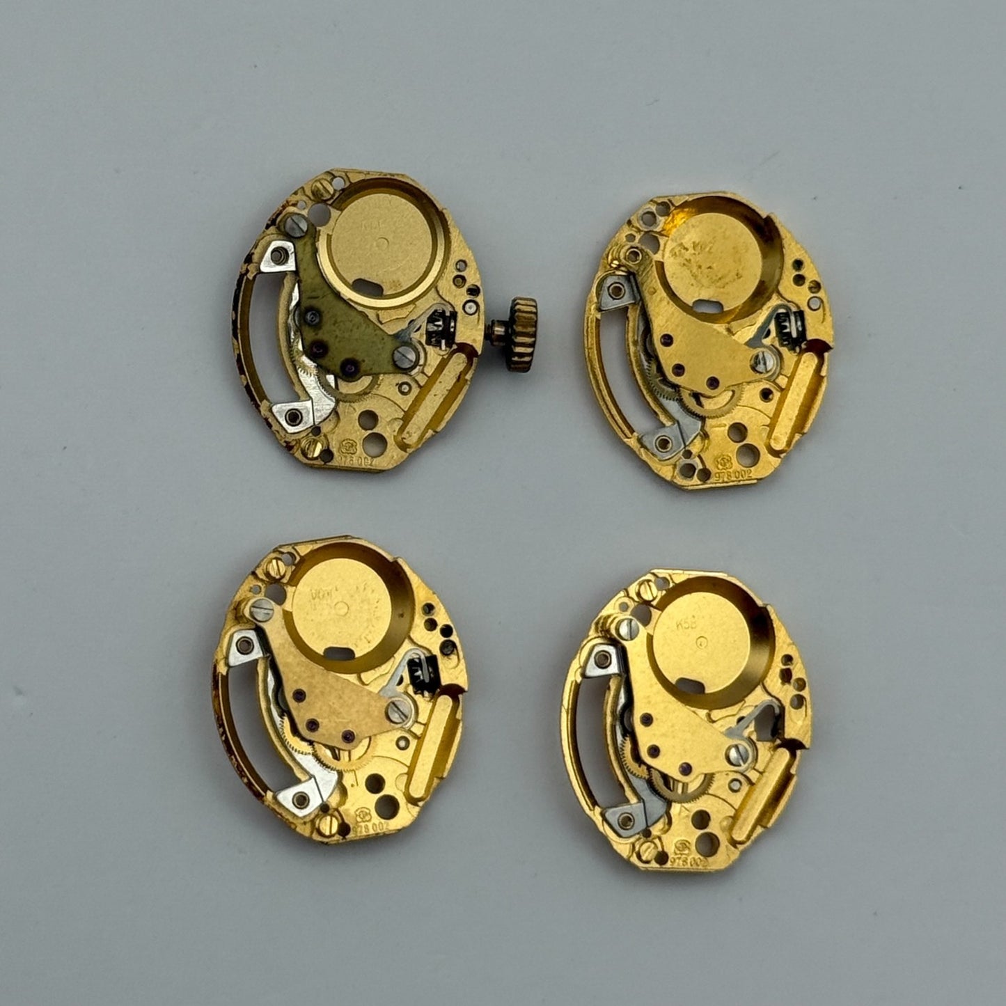 ETA ESA 978.002 x4 Quartz Watch Movement Incomplete Swiss Ladies Parts Repair