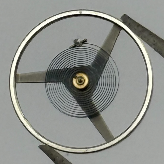 Peseux 320 330 Balance Wheel Complete And Spring  454 M Watch Movement Parts 