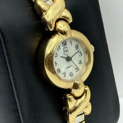 21mm Working Ladies Two Tone Philip Mercier S565S Quartz Watch Expandable Strap