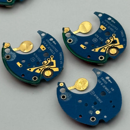 ETA ESA 978.002 x5 Quartz Watch Movement Incomplete Swiss Ladies Parts Repair