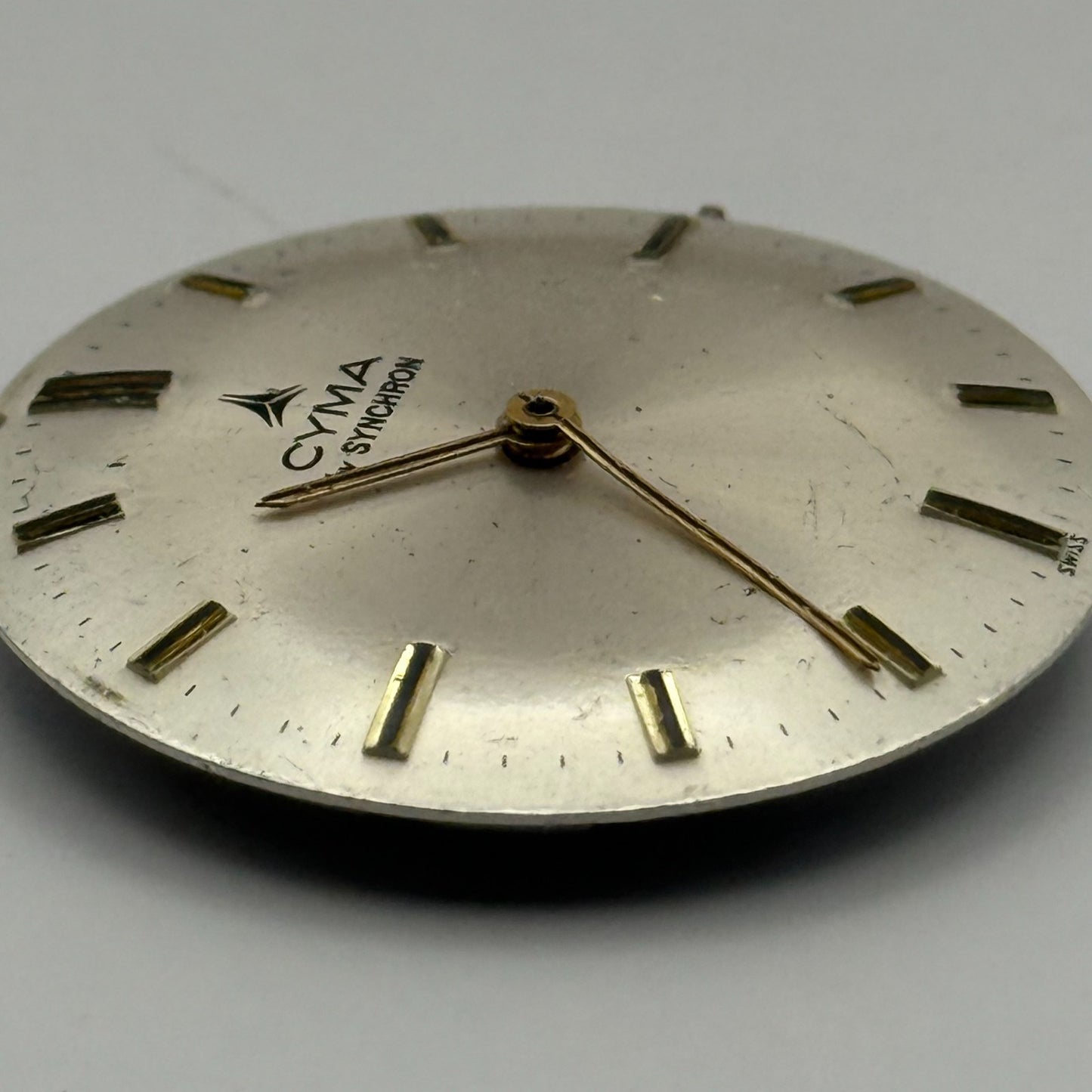 ETA 2750 Watch Movement Cyma By Synchron Manual Wind Vintage Parts Repair 25.4mm