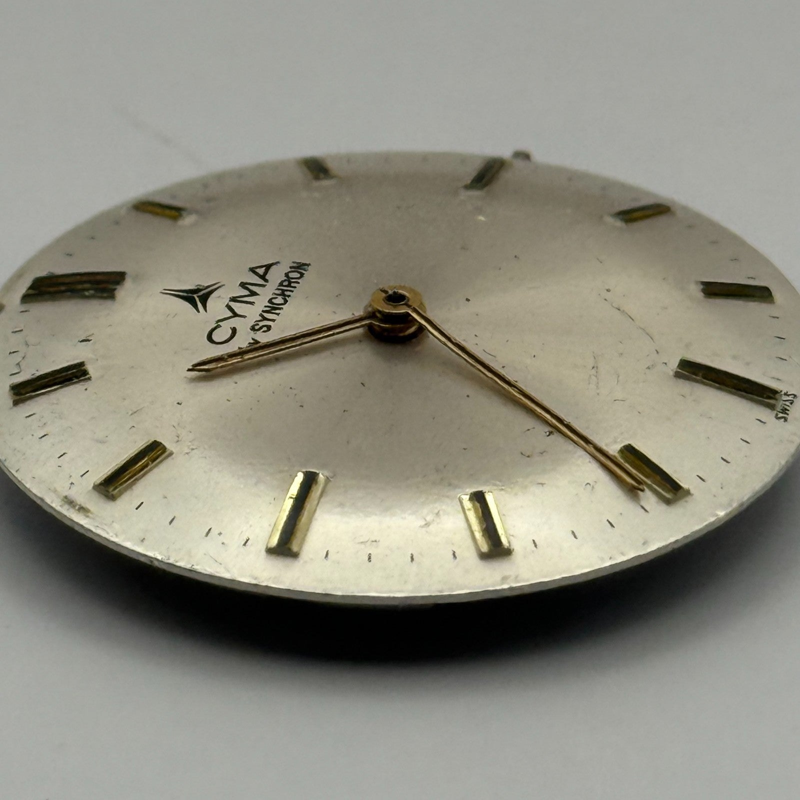 ETA 2750 Watch Movement Cyma By Synchron Manual Wind Vintage Parts Repair 25.4mm