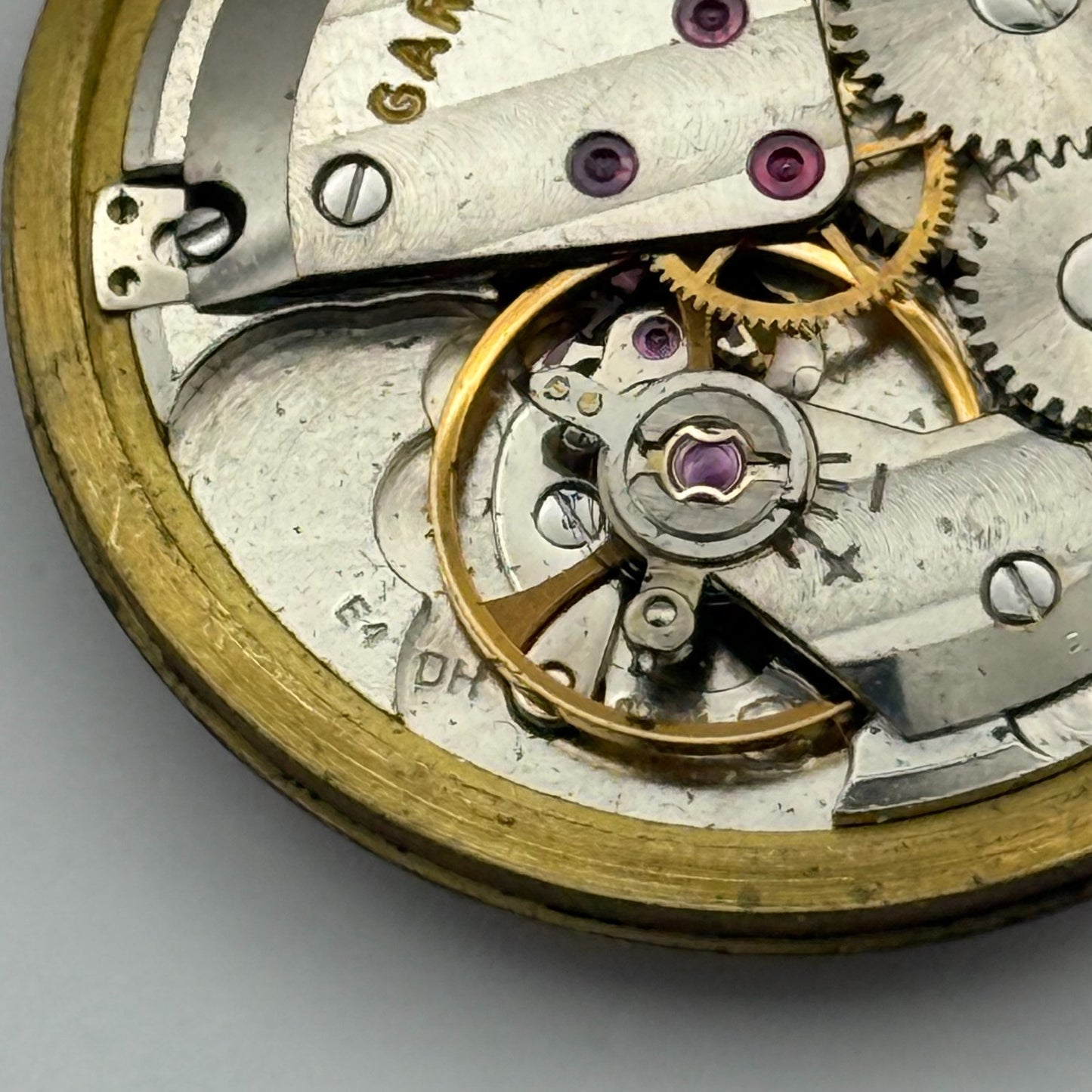 Garrard ETA 2391 Watch Movement Manual Wind Vintage Swiss Parts Repair 30.3mm