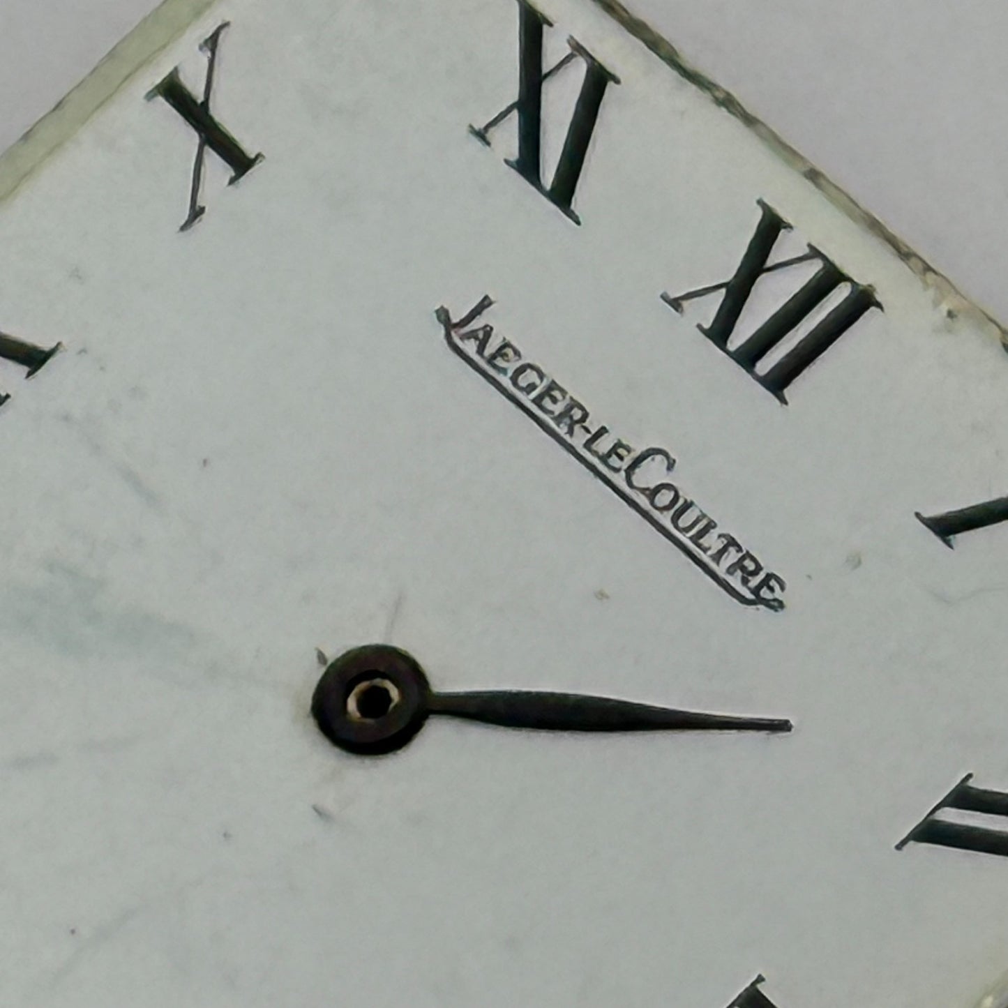 Jaeger Le Coultre 895 Thin Watch Movement Square Dial Vintage Parts Repair 21mm