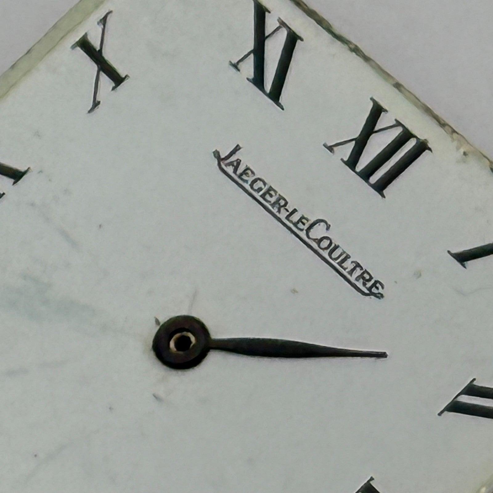 Jaeger Le Coultre 895 Thin Watch Movement Square Dial Vintage Parts Repair 21mm