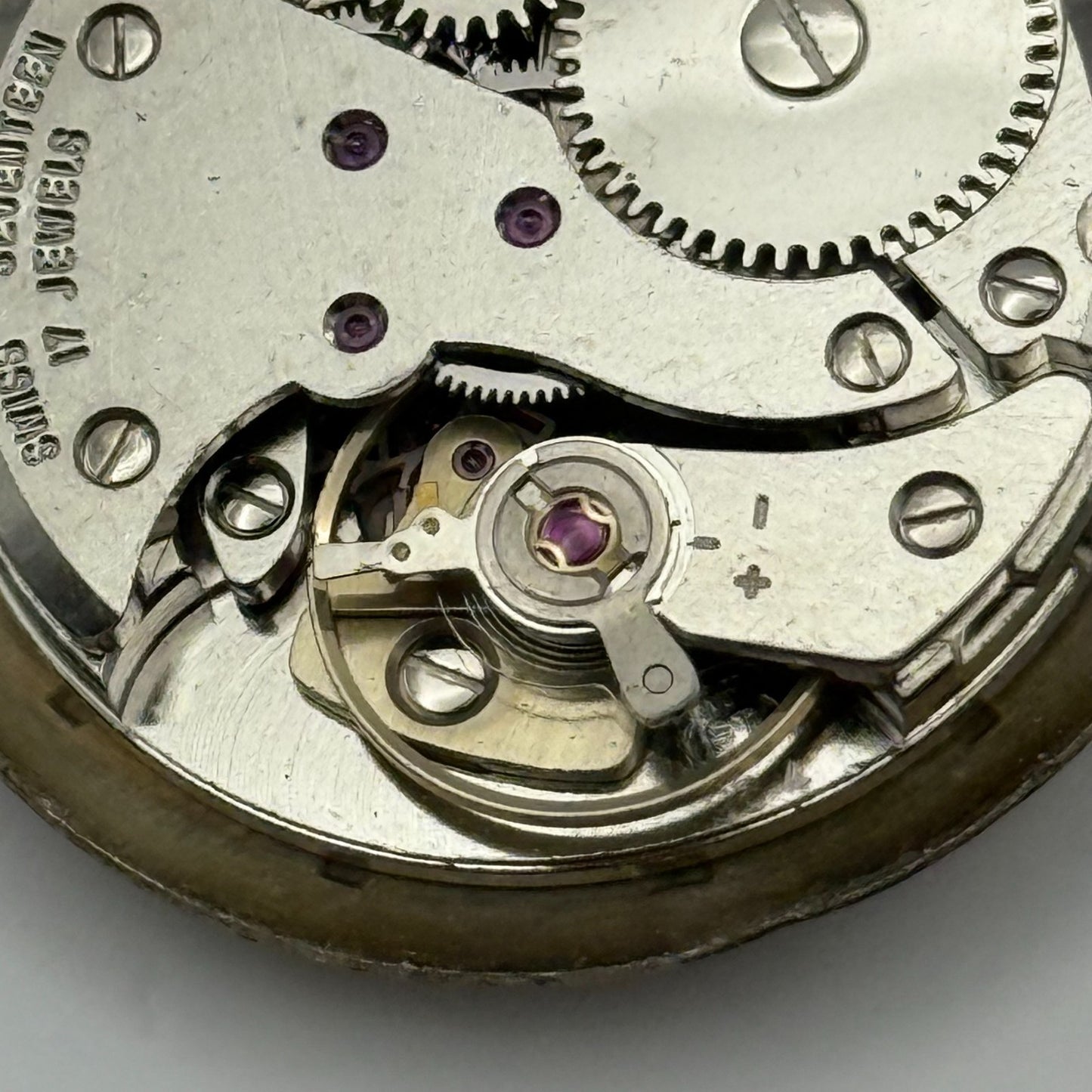 FHF ST 96-4 Watch Movement Avia Manual Wind Vintage Swiss Parts Repair 25.8mm