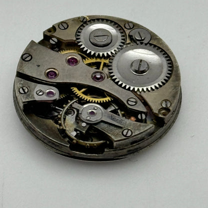 22mm Sir John Bennett London Trench Watch Movement Manual Wind Swiss FOR PARTS