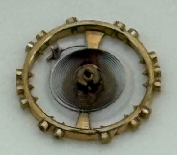 AS 976 1012 Balance Wheel Complete And Spring 29 M Watch Movement Parts NOS 