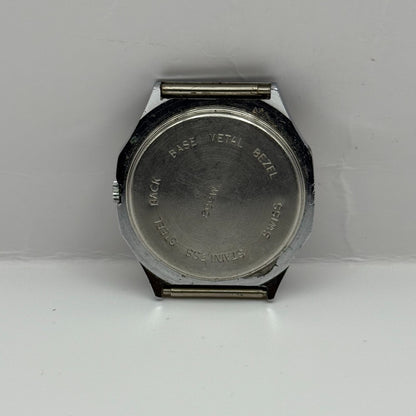 EB 870.111 Quartz Watch Nicole Paris Date Dial Swiss 33mm UNTESTED PARTS REPAIR