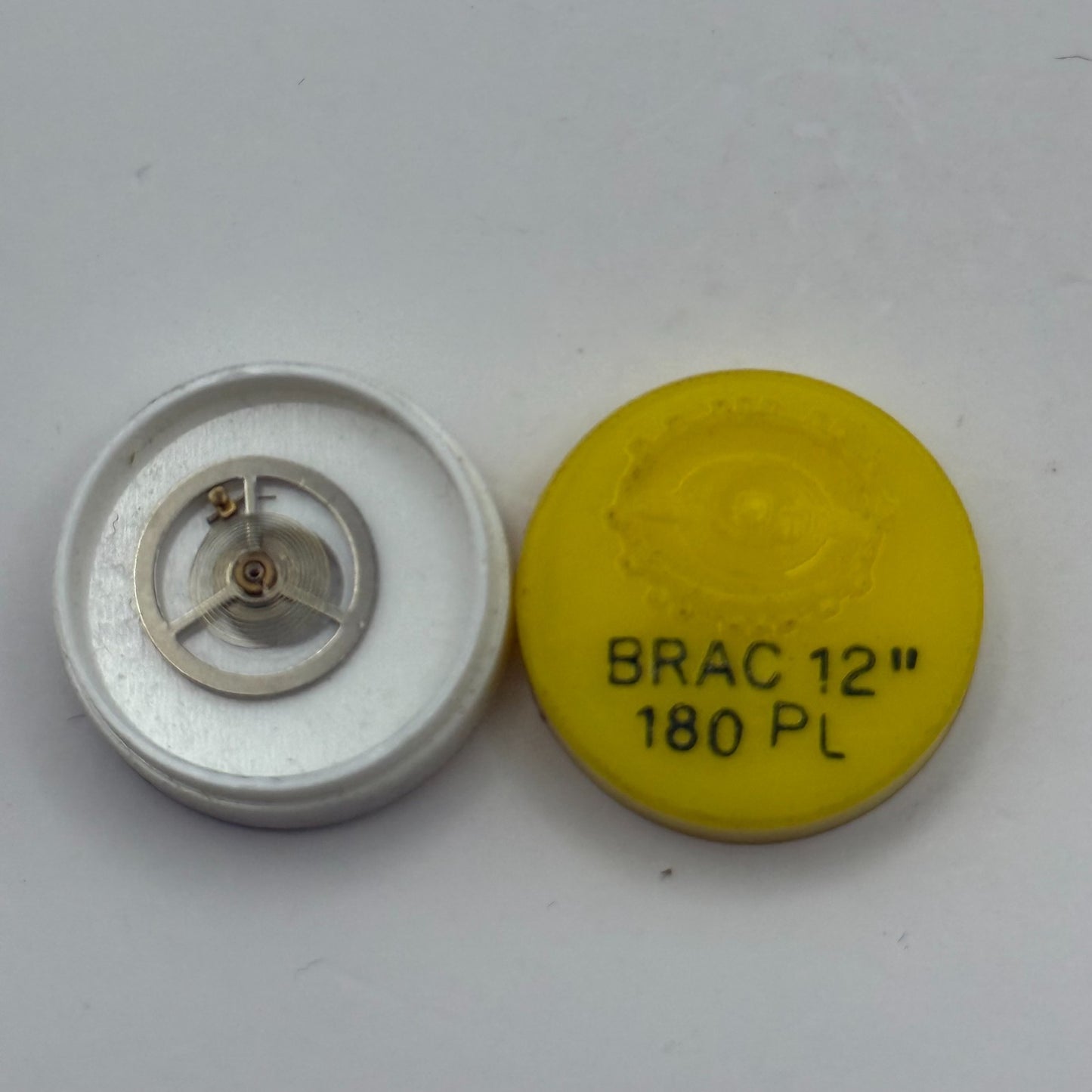 BRAC 180 Balance Wheel Complete And Spring 12’’’ PL Watch Movement Parts NOS