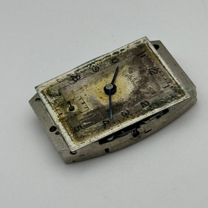 20mm Buren Grand Prix Cal 14 Tank Tonneau Manual Wind Swiss Watch Movement PARTS