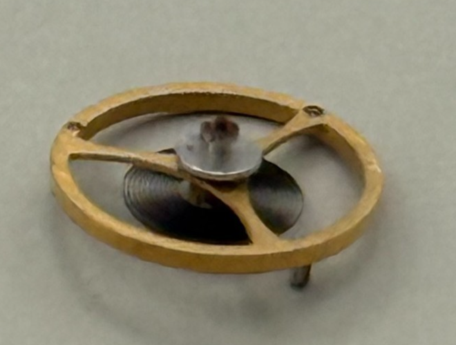 AS 1977-2 Balance Wheel Complete And Spring 1831 M Watch Movement Parts NOS