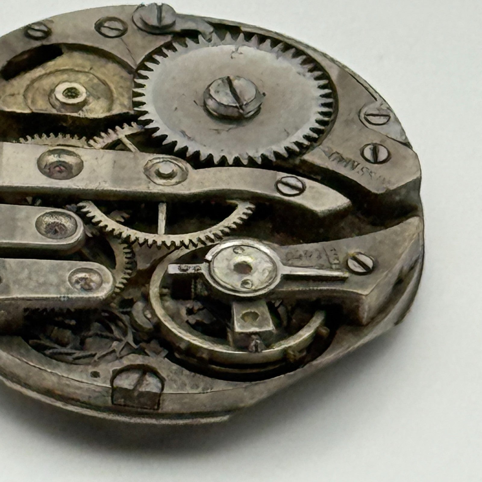 AS A Schild Swiss Watch Movement Manual Wind Vintage Parts Repair Spares 24.7mm