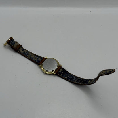 25mm Working Ladies Vintage Courreges Paris 4N01-0220 Gold Plated Quartz Watch