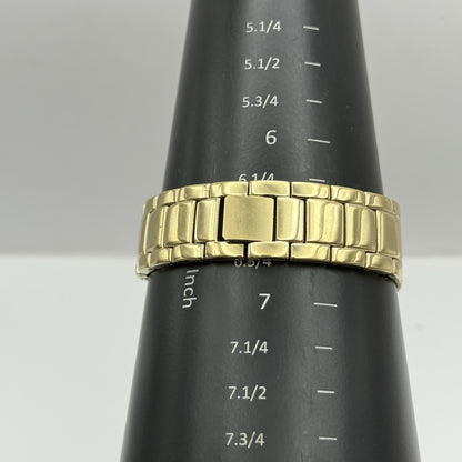 21mm Working Ladies Kenneth Cole Reaction Gold Plated Quartz Watch 6.5 Inches