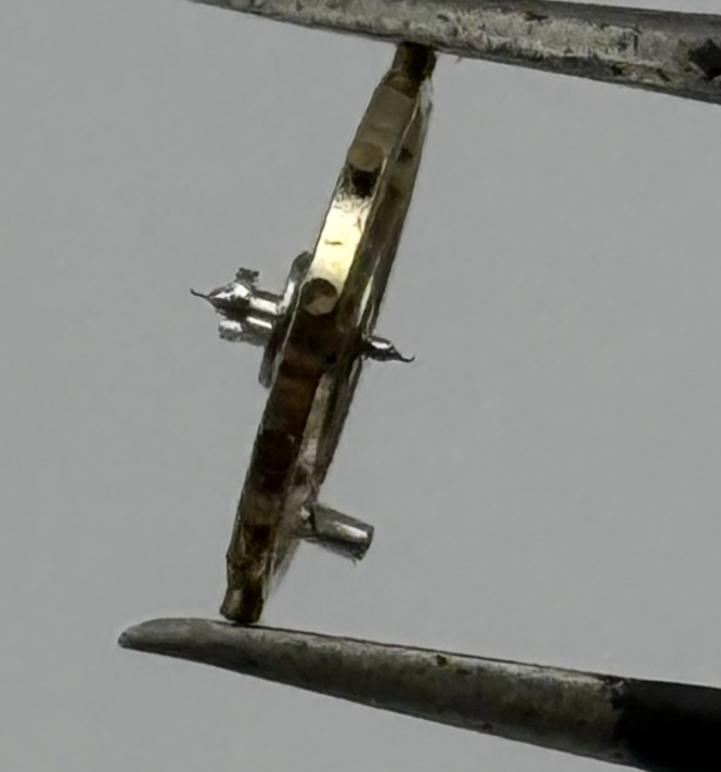 AS 415 Balance Wheel Complete And Spring 9¾’’’ 19 Watch Movement Parts NOS