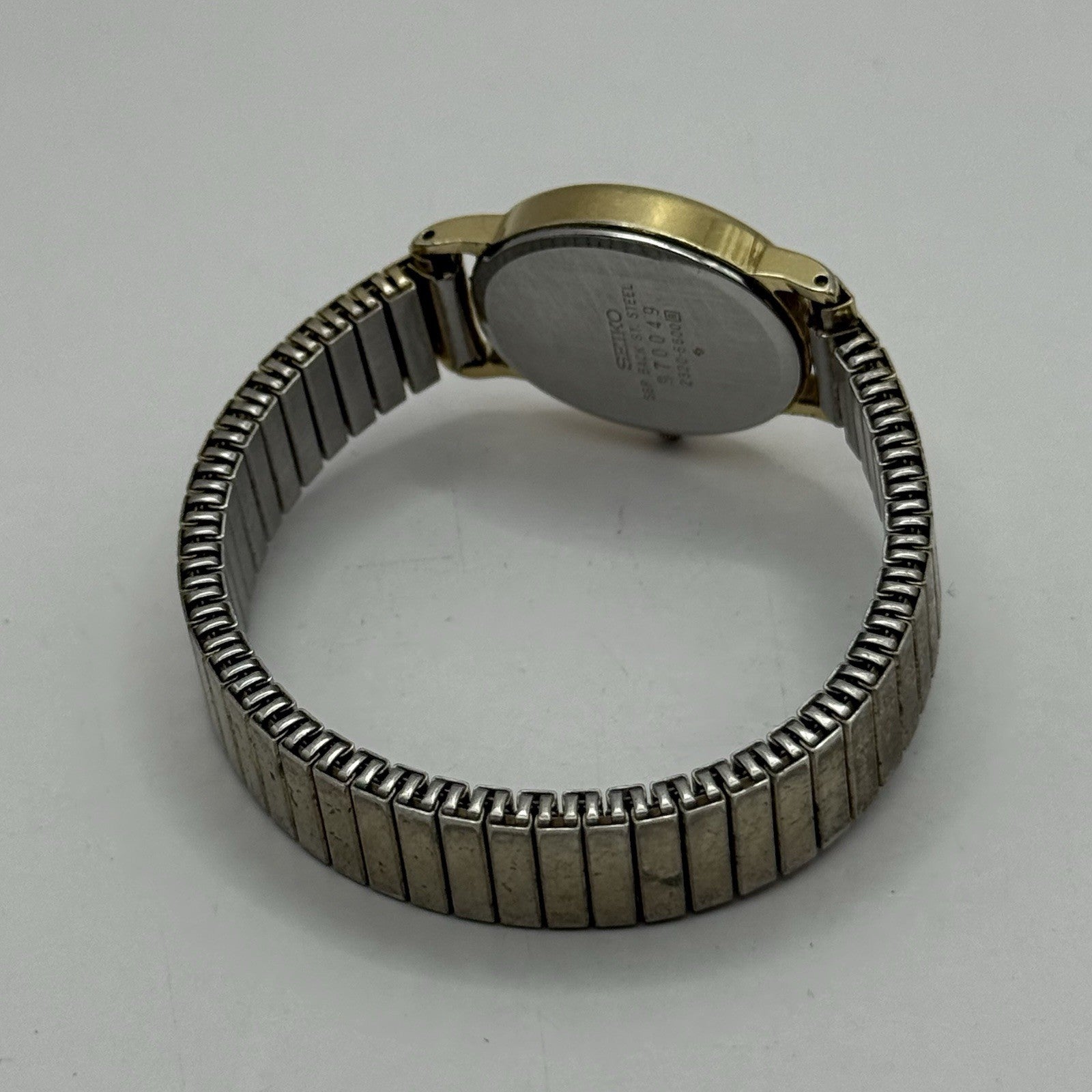 21mm Working Vintage Ladies Seiko 2320-5600 Expandable Strap Japan Quartz Watch