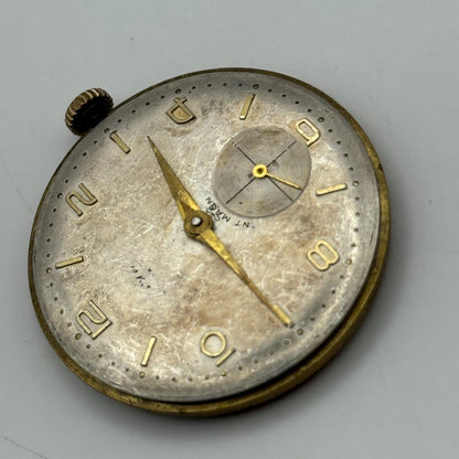 AS 1002 984 Watch Movement Accurist Manual Wind Vintage Parts Repair 29.8mm