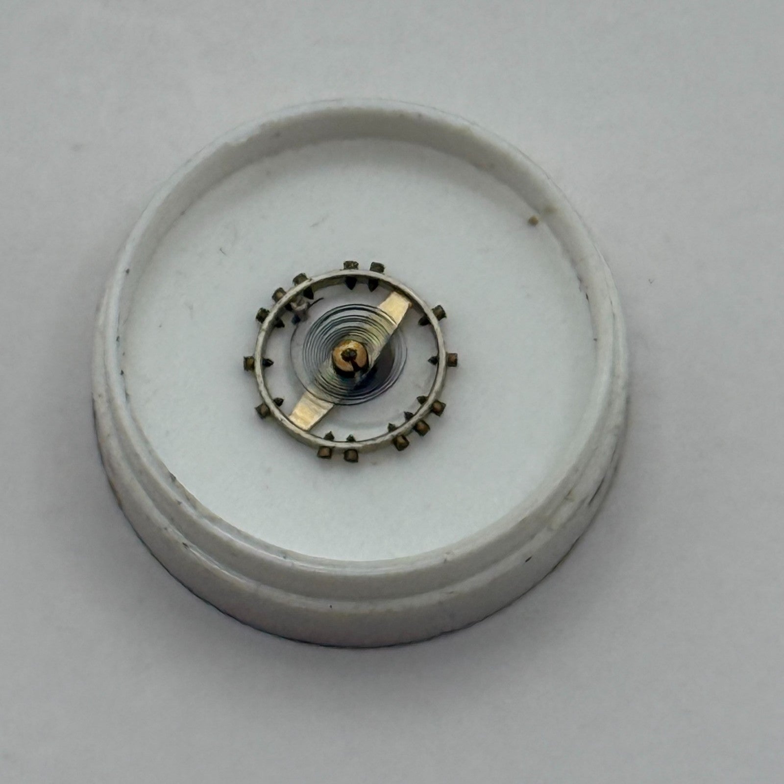 ETA 761 1201 Balance Wheel Complete And Spring 145 Watch Movement Parts NOS 