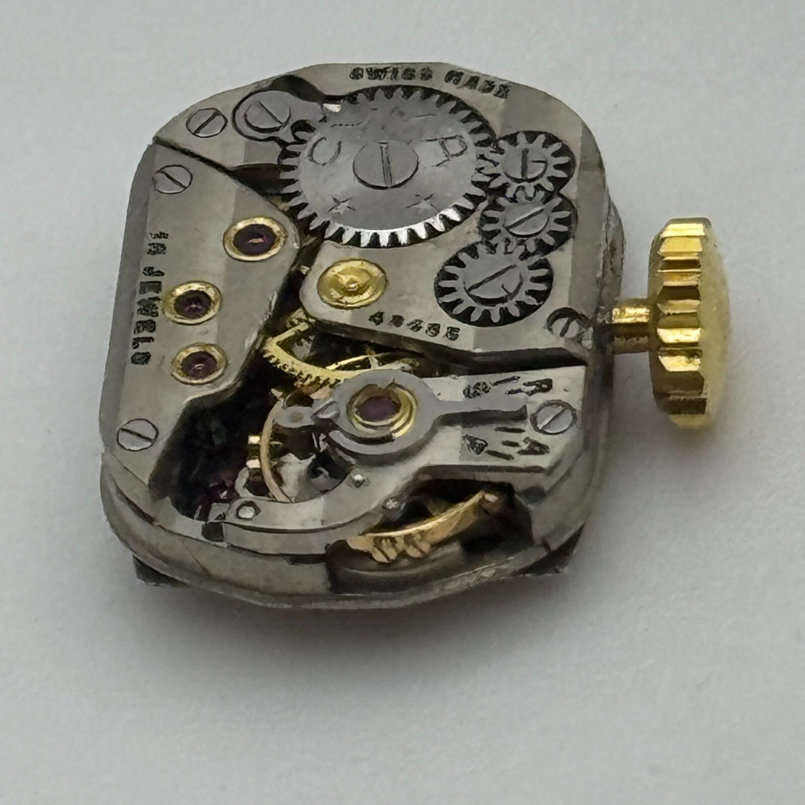 11.7mm Running Ladies Cyma 15 Jewels Manual Wind Watch Movement Dial Hands PARTS