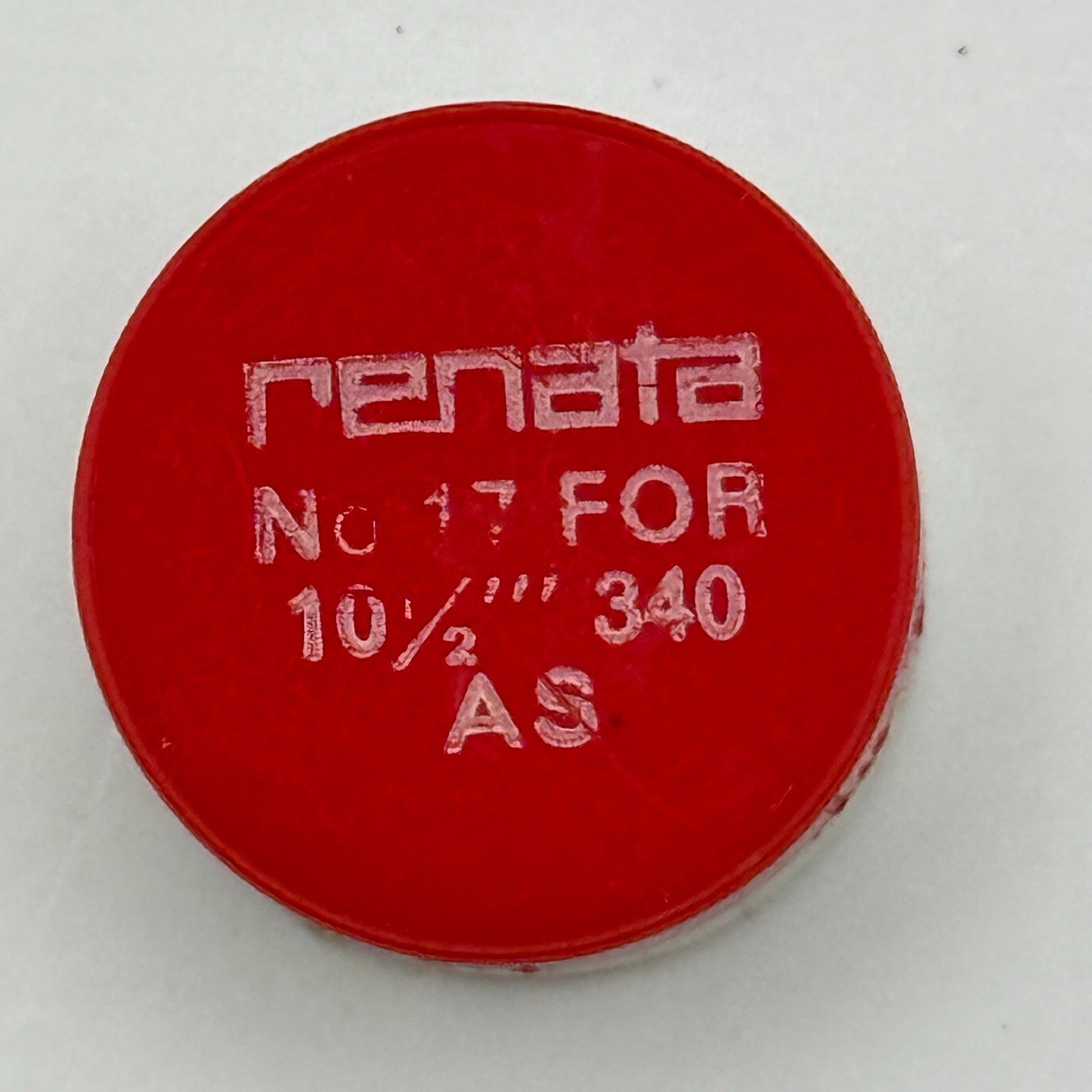 AS 340 Balance Wheel Complete And Spring 10 1/2''' 17 Watch Movement Parts 