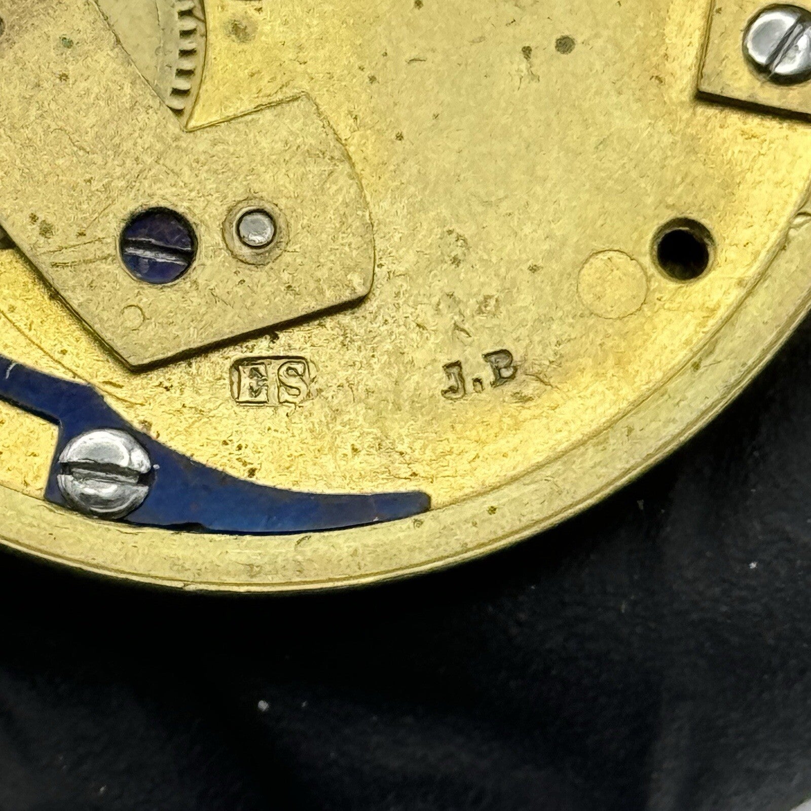 41.7mm J Medcalf Malden Road Antique Fusee Pocket Watch Movement FOR PARTS