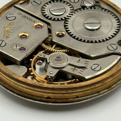 FHF 70 Watch Movement Roldor Manual Wind Vintage Swiss 17 Jewels Parts 27.1mm