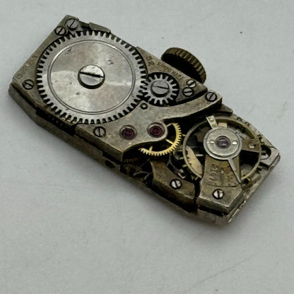 11.2mm FHF 52 Tank Watch Movement Manual Wind Swiss Made 15 Jewels PARTS SPARES