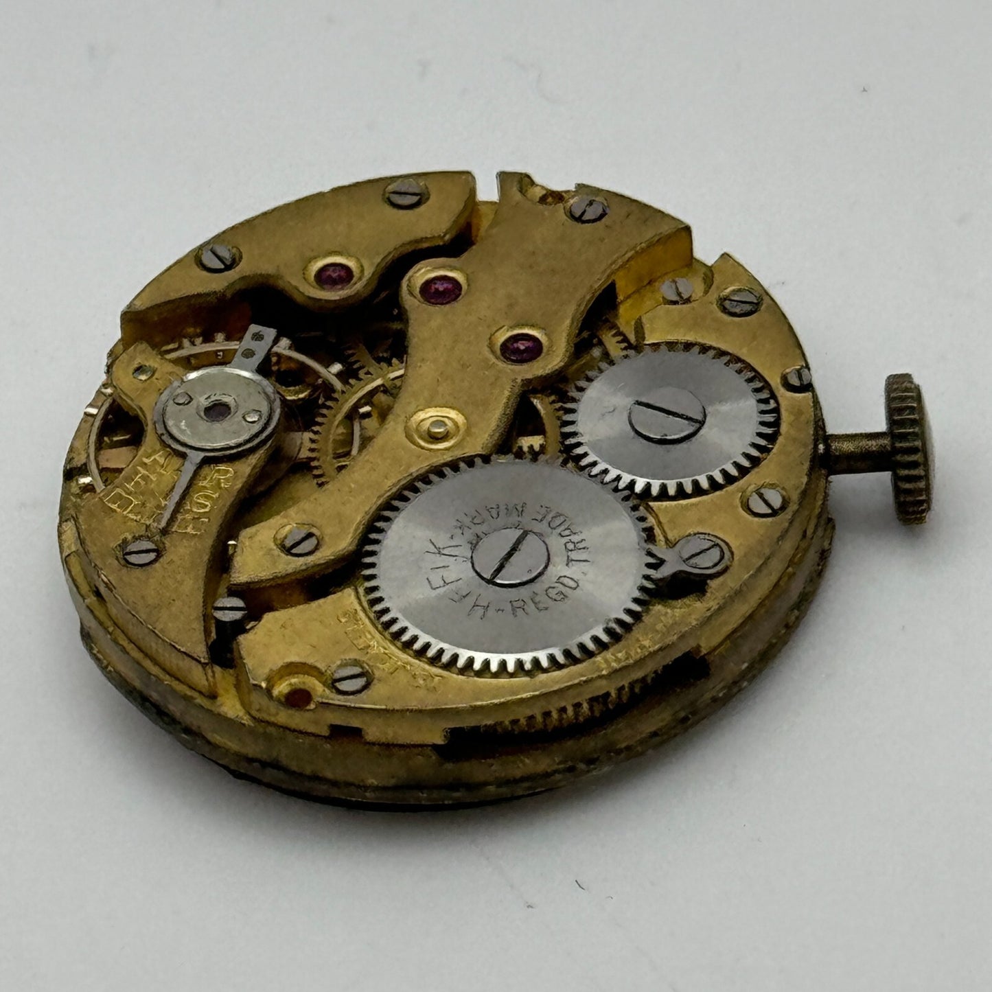 27mm Men's Hefik Non Magnetic Trench Watch Movement Manual Wind Swiss PARTS