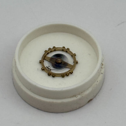 FEF 270 Balance Wheel Complete And Spring  5¼’’’ 173 M Watch Movement Parts NOS