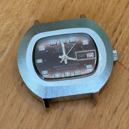 39mm Men's Vintage Genova Super De Luxe Day Let San Hong Manual Watch PARTS