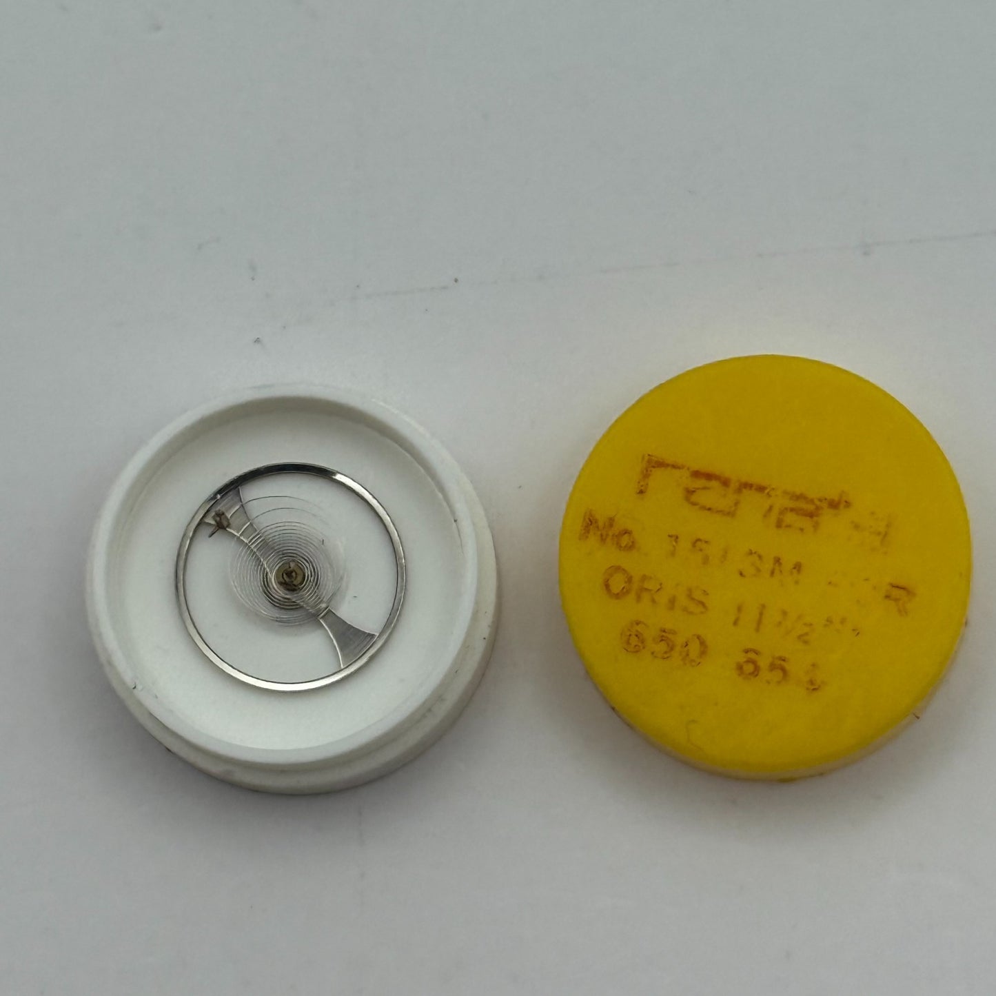 Oris 650 654Balance Wheel Complete And Spring 11½’’’ 1513 M Watch Movement Parts