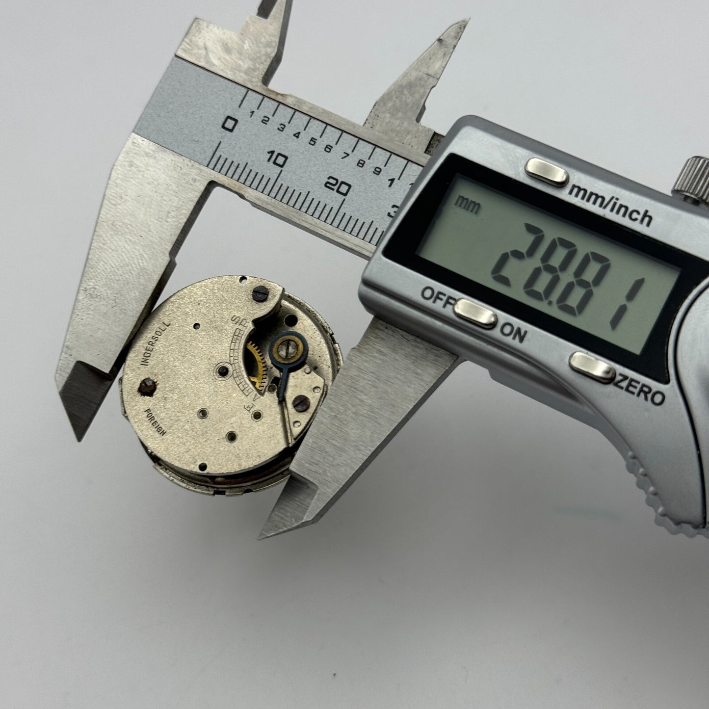 31mm Men's Ingersoll Sub Seconds Foreign Manual Wind Swiss Watch Movement PARTS