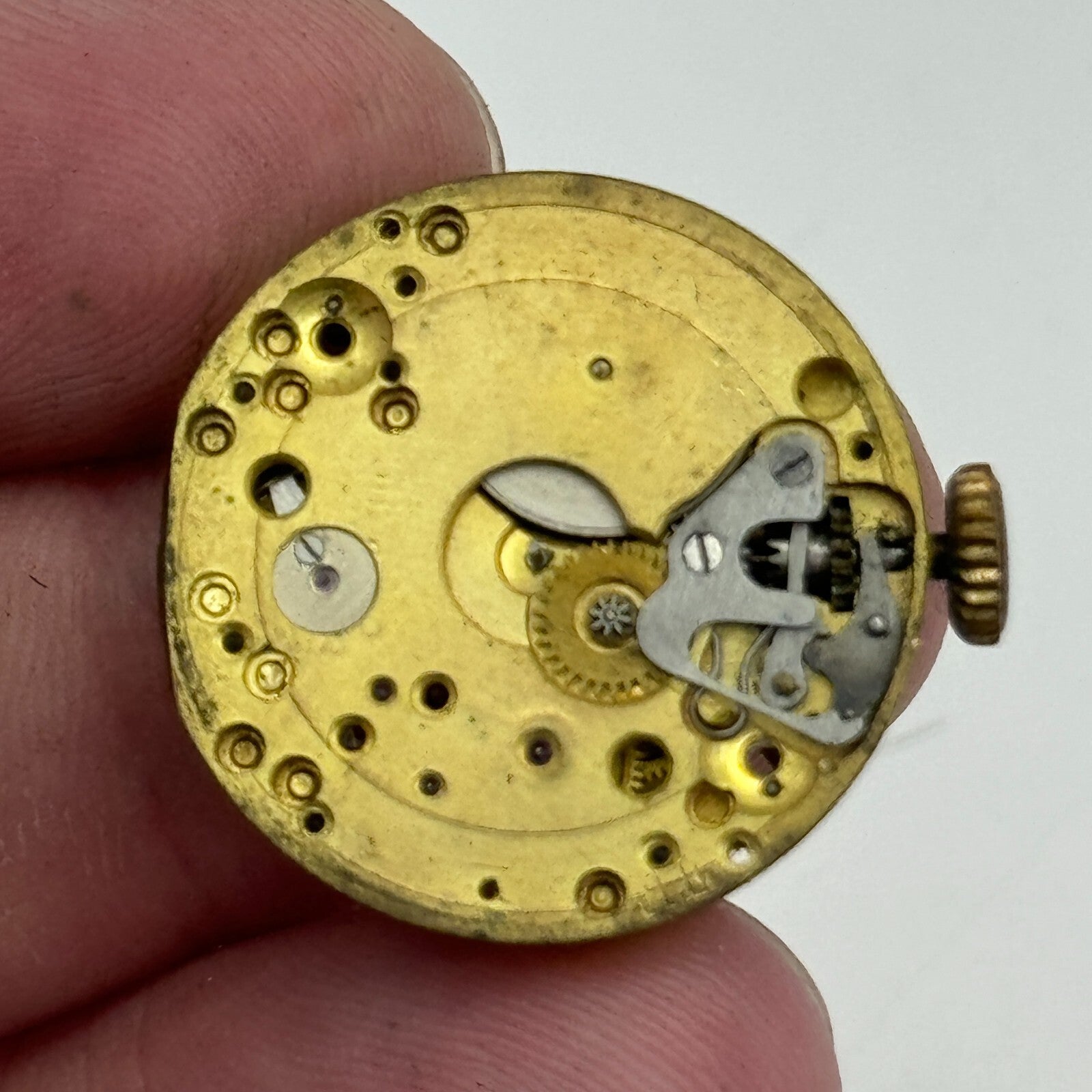 23.6mm Rare FHF Trench Watch Movement Manual Wind Swiss Vintage PARTS SPARES