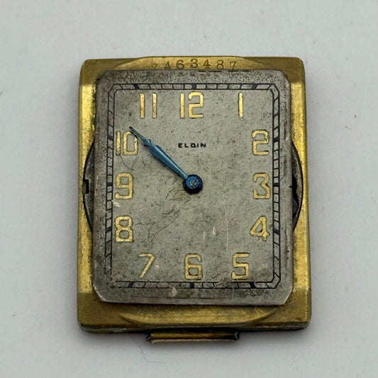 1928 Vintage 10/0s Elgin 447 Model 4 American Watch Movement PARTS REPAIR
