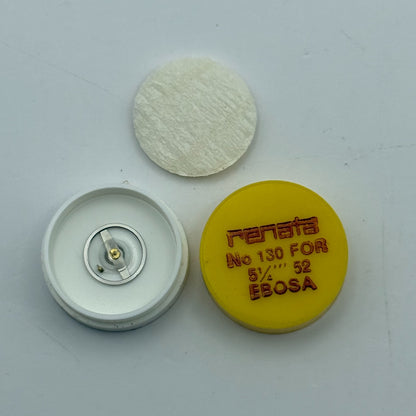 Ebosa 52 Balance Wheel Complete And Spring  5¼’’’ 130 Watch Movement Parts NOS