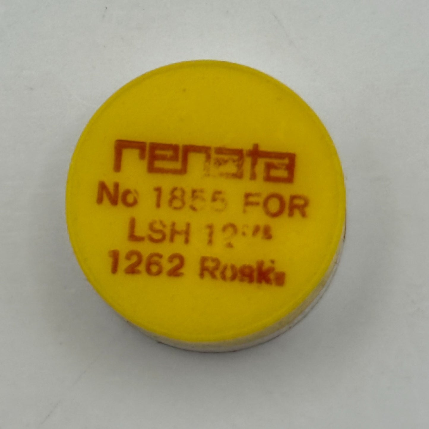 LSH 1262 Balance Wheel Complete And Spring  1855 Watch Movement Parts NOS