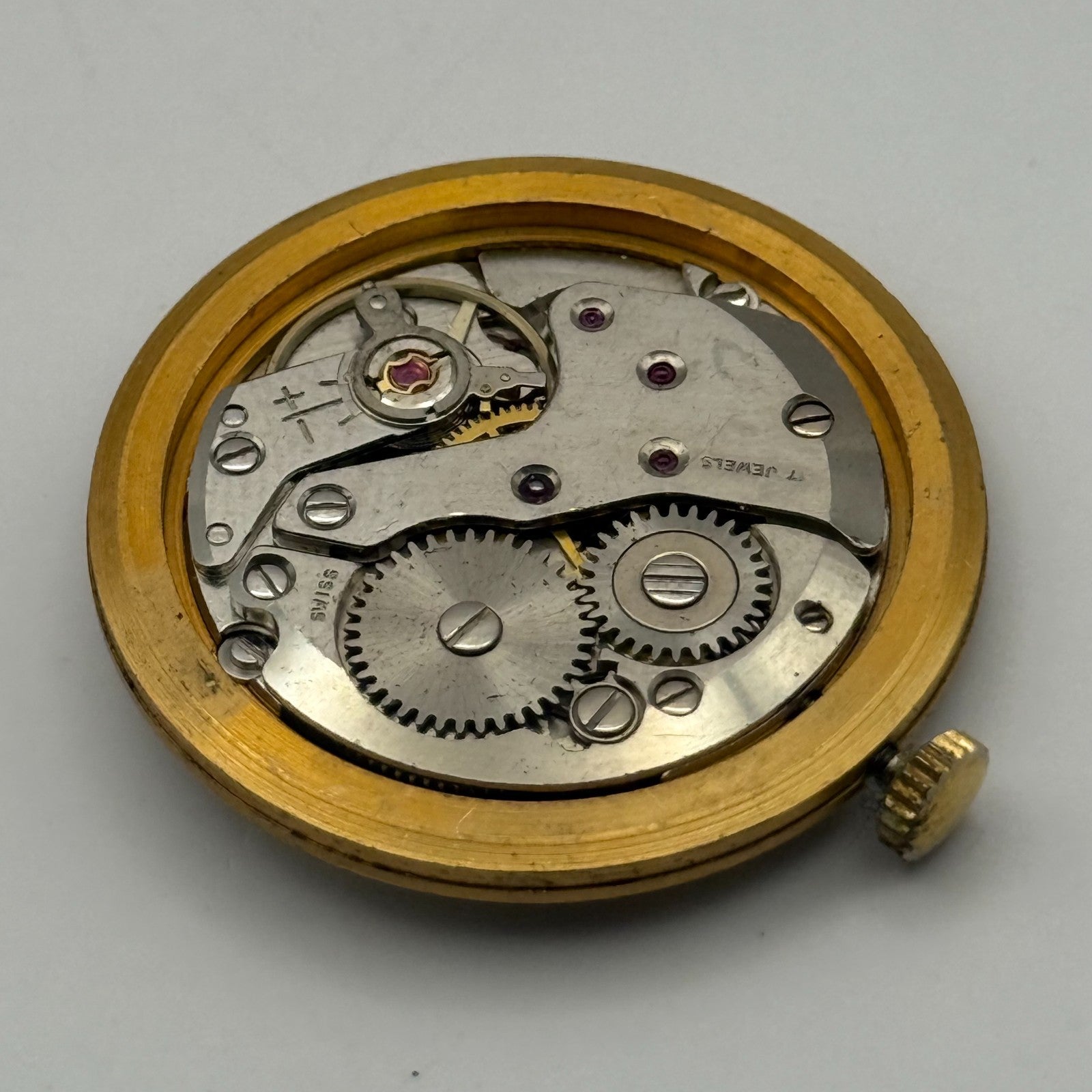 FHF 81 Watch Movement Running Hefik Manual Wind Vintage Swiss Parts 29.7mm