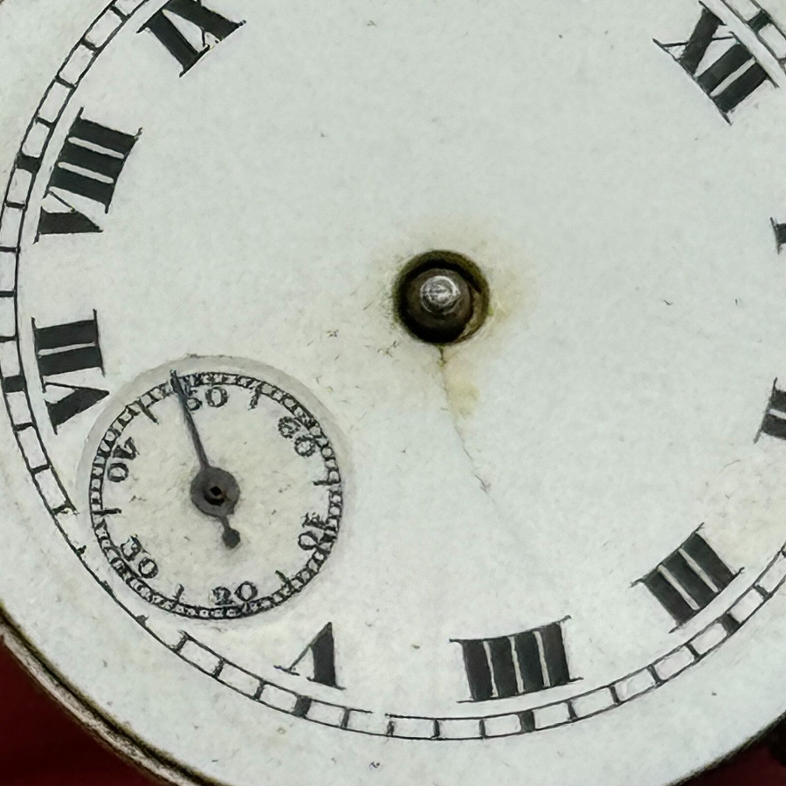 23.6mm Unidentified Balance Intact Trench Watch Movement Manual Wind Swiss PARTS