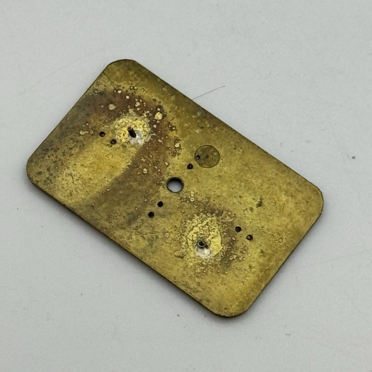 18.1mm x 28.3mm Omega De Ville Tank Rectangle Ladies Watch Dial Spares Parts