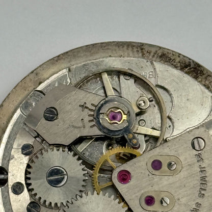 Avia ETA 2391 Watch Movement Manual Wind Vintage Swiss 17 Jewels Parts 25.7mm