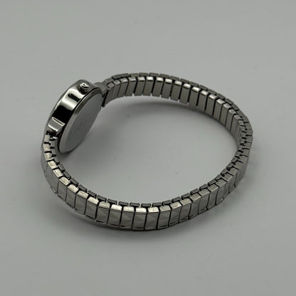 Citron Ladies Quartz Watch Silver Tone Expandable Band Steel Working 21mm