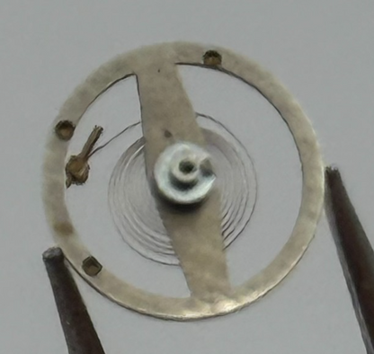 Brac 2051 Balance Wheel Complete And Spring 5½’’’ 69 M Watch Movement Parts 