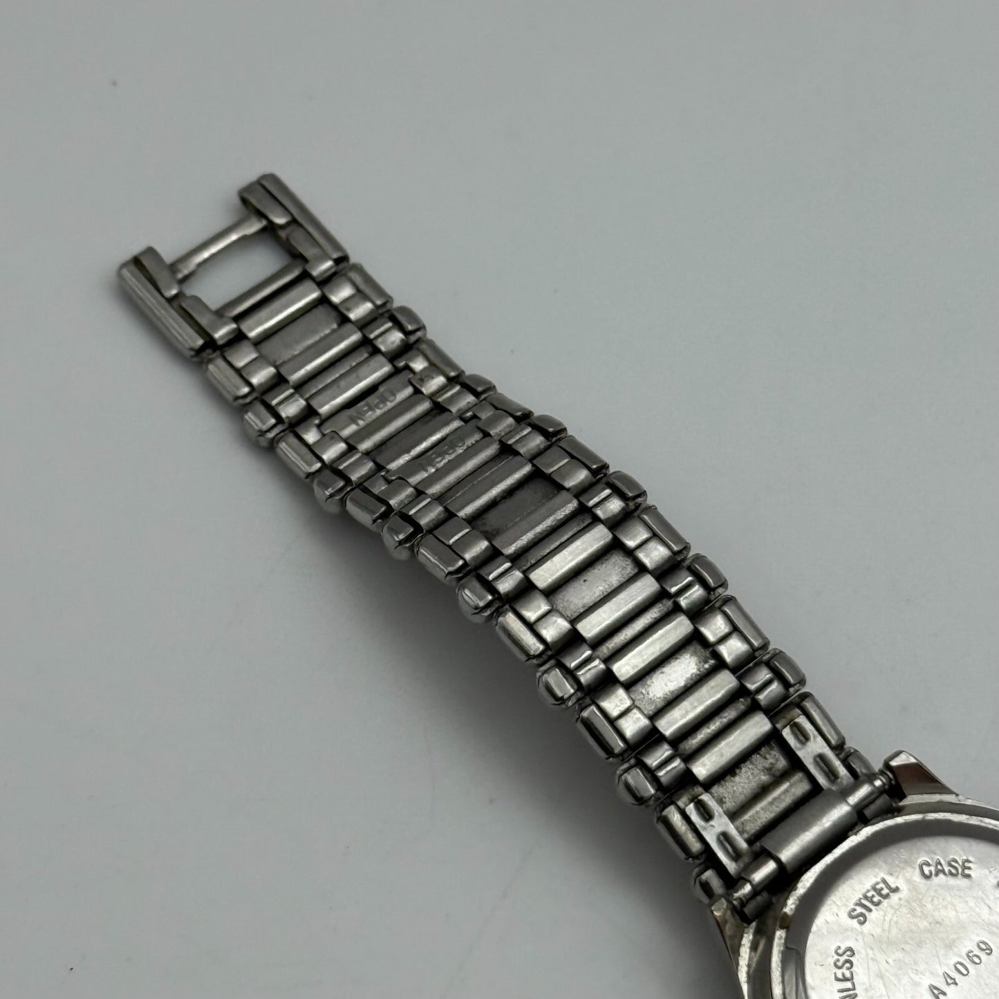 25mm Working Ladies Britania 30m Silver Tone Roman Numeral Quartz Watch 6 Inches