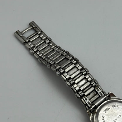 25mm Working Ladies Britania 30m Silver Tone Roman Numeral Quartz Watch 6 Inches